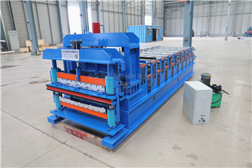 828 Glazed Tile Roll Forming Machine